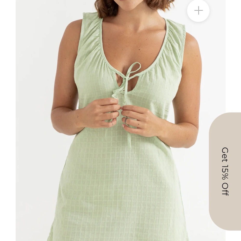 NWOT - Rhythm Staci Dress in Sage - S